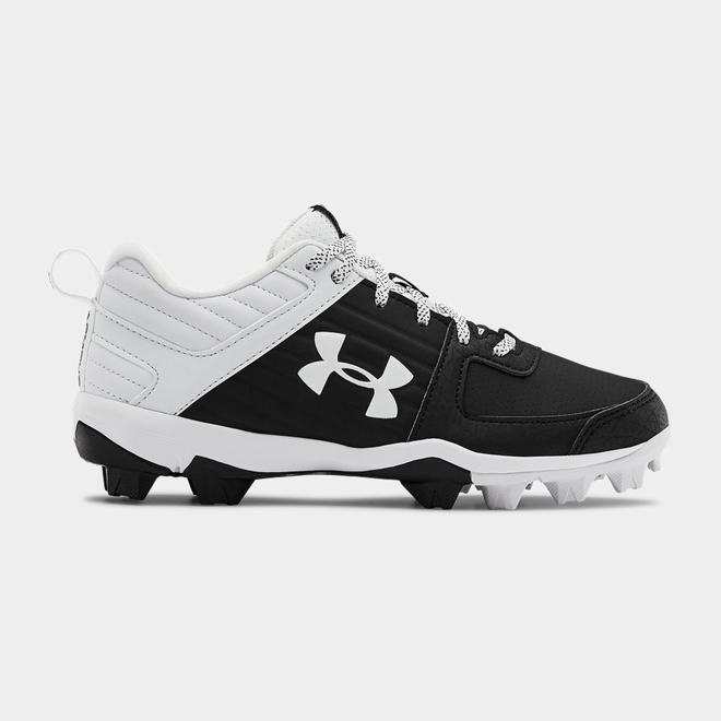 Under Armour Leadoff Low RM Jr. - Chlapcenske Baseballová Obuv - Čierne/Biele